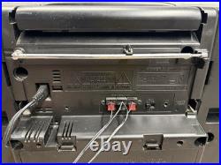 Fisher Stereo Boombox Cassette 6 Disc CD Radio Vintage PH-D650 Works See Video