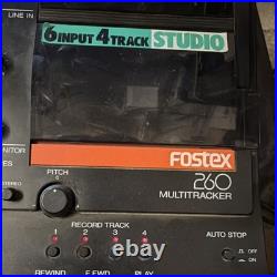 Fostex 260 Multitracker 6 Input 4 Track Studio Cassette Recorder Mixer
