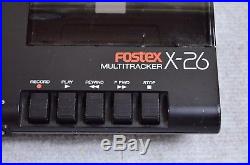Fostex X-26 Multitracker 4 Track Multitrack Cassette Tape Recorder Vintage