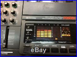 Fostex X-28H High Speed Mutlitrack Cassette Recorder 8 inputs Vintage