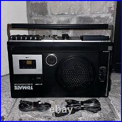 Fully Working Sharp 3T-59 Boombox TV Cassette Tape Player Recorder Radio Vintage