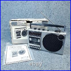 GE 3-5248A Vintage Boombox Cassette Tape Recorder AM/FM Radio Powerhouse III