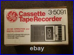 GE Cassette Tape Recorder 3-5091 Sealed Unopened Brand New Vintage