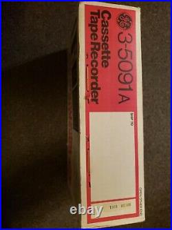 GE Cassette Tape Recorder 3-5091 Sealed Unopened Brand New Vintage