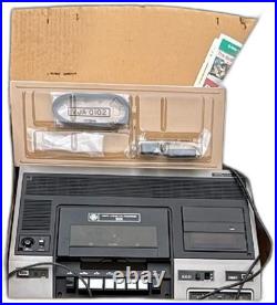 GE VHS Video Cassette Recorder VQL0688 With Cables Manuals Vintage 1970s