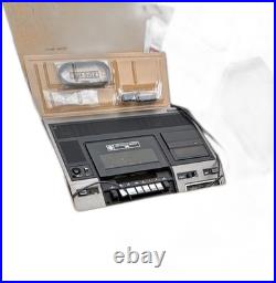 GE VHS Video Cassette Recorder VQL0688 With Cables Manuals Vintage 1970s