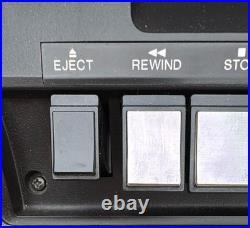 GE VHS Video Cassette Recorder VQL0688 With Cables Manuals Vintage 1970s
