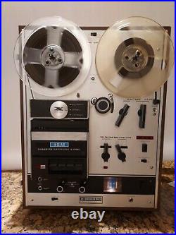 GREAT VINTAGE AKAI X2000SD REEL TO REEL RECORDER 8 Track & Cassette +BONUS