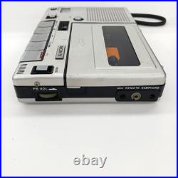 Good Sony TC-1100 Portable Cassette Recorder Silver Vintage Retro Japan Good Sony TC-1100 Portable Cassette Recorder Silver Vintage Retro Japan