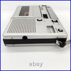 Good Sony TC-1100 Portable Cassette Recorder Silver Vintage Retro Japan Good Sony TC-1100 Portable Cassette Recorder Silver Vintage Retro Japan