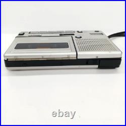 Good Sony TC-1100 Portable Cassette Recorder Silver Vintage Retro Japan Good Sony TC-1100 Portable Cassette Recorder Silver Vintage Retro Japan