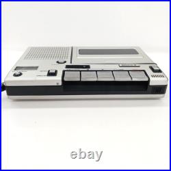 Good Sony TC-1100 Portable Cassette Recorder Silver Vintage Retro Japan Good Sony TC-1100 Portable Cassette Recorder Silver Vintage Retro Japan