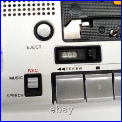 Good Sony TC-1100 Portable Cassette Recorder Silver Vintage Retro Japan Good Sony TC-1100 Portable Cassette Recorder Silver Vintage Retro Japan