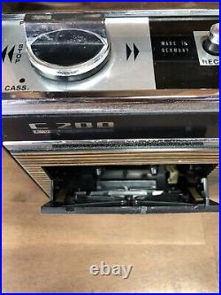 Grundig C200 Cassette Recorder Rare Tape Player 1970 Vintage Germany