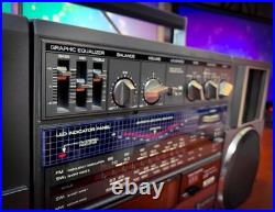 HITACHI BOOMBOX? RaRe? Vintage Stereo Cassette Recorder