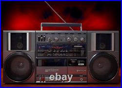 HITACHI BOOMBOX? RaRe? Vintage Stereo Cassette Recorder