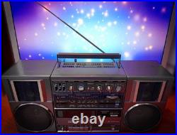 HITACHI BOOMBOX? RaRe? Vintage Stereo Cassette Recorder