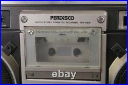 HITACHI PERDISCO TRK-8180 Cassette Recorder Boom Box vintage