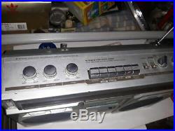 HITACHI TRK-7800E Boombox Stereo Cassette Recorder GHETTO BLASTER VINTAGE vgc