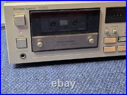 Harman Kardon TD 392 Cassette Player Recorder HK Vintage Deck Plays Read