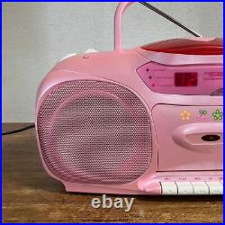Hello Kitty CD radio-cassette recorder KT-700 With box operation goods Vintage