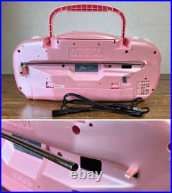 Hello Kitty CD radio-cassette recorder KT-700 With box operation goods Vintage