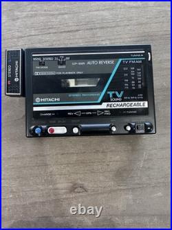 Hitachi CP-55R 80's FM/AM Stereo Cassette Recorder Vintage Rare Read Desc