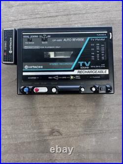 Hitachi CP-55R 80's FM/AM Stereo Cassette Recorder Vintage Rare Read Desc