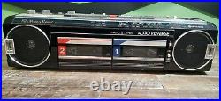 Hitachi Stereo Cassette Vintage Recorder TRK-W404W Powercable Included