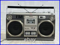 Hitachi TRK-8180 Vintage Radio Cassette Recorder 2-Way 4-Speaker 1980s Tested Hitachi TRK-8180 Vintage Radio Cassette Recorder 2-Way 4-Speaker 1980s Tested