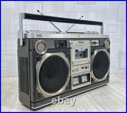Hitachi TRK-8180 Vintage Radio Cassette Recorder 2-Way 4-Speaker 1980s Tested Hitachi TRK-8180 Vintage Radio Cassette Recorder 2-Way 4-Speaker 1980s Tested