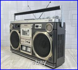 Hitachi TRK-8180 Vintage Radio Cassette Recorder 2-Way 4-Speaker 1980s Tested Hitachi TRK-8180 Vintage Radio Cassette Recorder 2-Way 4-Speaker 1980s Tested