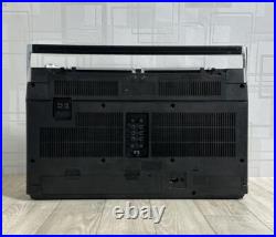 Hitachi TRK-8180 Vintage Radio Cassette Recorder 2-Way 4-Speaker 1980s Tested Hitachi TRK-8180 Vintage Radio Cassette Recorder 2-Way 4-Speaker 1980s Tested