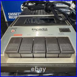 Imperial by SuperScope K-304 Portable Cassette Recorder Player Vintage with Box
