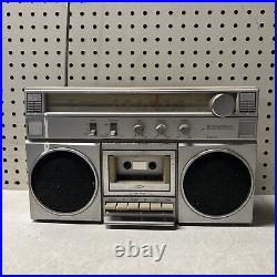 JC Penny RADIO cassette recorder Boombox 80's Vintage Ghettoblaster SEE DECSRIP