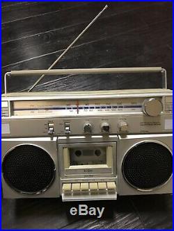 JC Penny am/fm stereo cassette recorder Boombox 80s Vintage Ghettoblaster