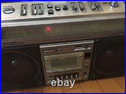 JUNK HITACHI TRK-8800 PERDISCO Boombox Vintage 1980 Radio Cassette Tape Recorder