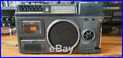 JVC 3080UKC Radio TV Cassette Recorder 3-in-1 Portable Boombox With TV Vintage
