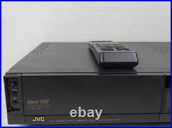 JVC HR-S5000U HI-FI Stereo Video Cassette Recorder With Remote Tested VINTAGE