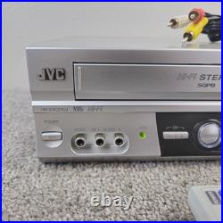 JVC HR-XVC21U DVD VCR Combo Video Cassette Recorder With Remote Vintage Works