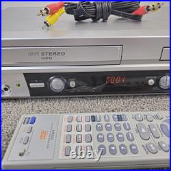 JVC HR-XVC21U DVD VCR Combo Video Cassette Recorder With Remote Vintage Works