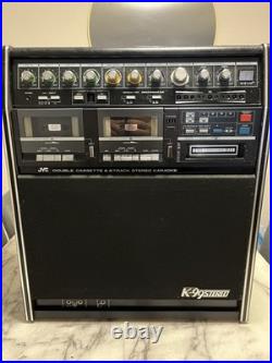 JVC K-99K(U) Vintage Stereo Double Cassette & 8-Track Karaoke Fully Working