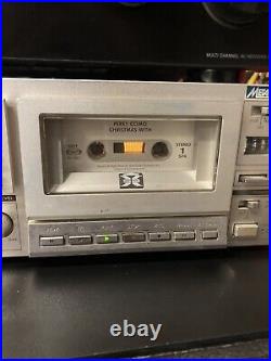 JVC KD-A7J Super ANRS Stereo Dual Head Cassette-Recording/Playing Deck Vintage