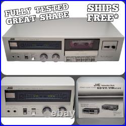 JVC KD-V11J Metal Cassette Tape Deck Player Recorder Vintage 1983 JAPAN + MANUAL JVC KD-V11J Metal Cassette Tape Deck Player Recorder Vintage 1983 JAPAN + MANUAL