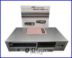JVC KD-V11J Metal Cassette Tape Deck Player Recorder Vintage 1983 JAPAN + MANUAL JVC KD-V11J Metal Cassette Tape Deck Player Recorder Vintage 1983 JAPAN + MANUAL