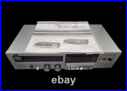 JVC KD-V11J Metal Cassette Tape Deck Player Recorder Vintage 1983 JAPAN + MANUAL JVC KD-V11J Metal Cassette Tape Deck Player Recorder Vintage 1983 JAPAN + MANUAL