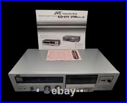 JVC KD-V11J Metal Cassette Tape Deck Player Recorder Vintage 1983 JAPAN + MANUAL JVC KD-V11J Metal Cassette Tape Deck Player Recorder Vintage 1983 JAPAN + MANUAL