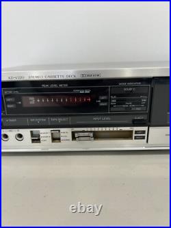 JVC KD-V220J Vintage Stereo Tape Cassette Deck Recorder Tested Works