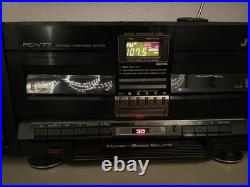 JVC PC-V77 Dual Cassette Boombox. Rare Vintage! MINT