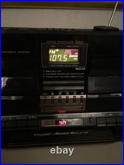 JVC PC-V77 Dual Cassette Boombox. Rare Vintage! MINT